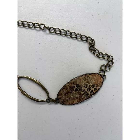 Wear It Women's Leopard Gypsy Chain BELT-Look At The Measurements Size 2 (10/12) - Picture 2 of 4